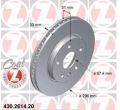 569063 569421 569078 Set discuri frana fata Insignia 296mm ZIMMERMANN